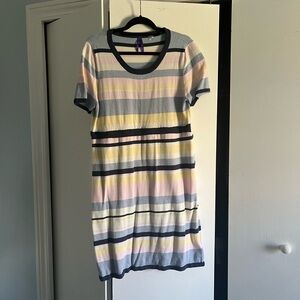 Seraphine Nursing Pastel Striped Dress